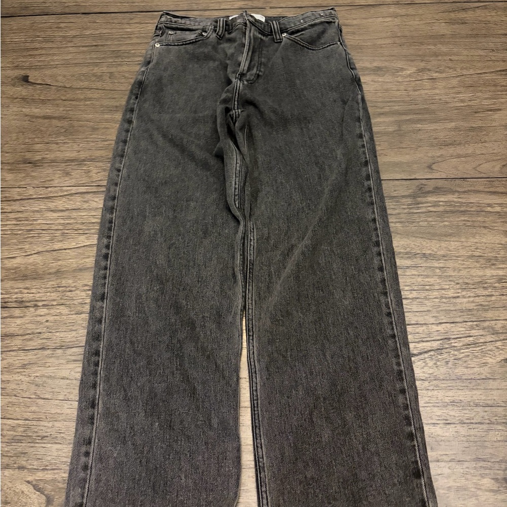 Hollister Dark Men’s embroidered baggy jeans
